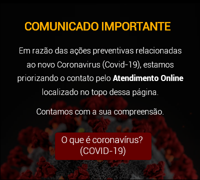 Aviso - Coronavirus